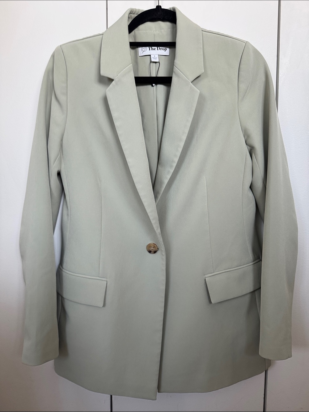 The Drop Women's Sage Single-Button Blazer